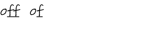 off  of